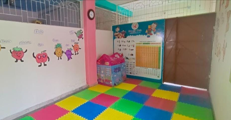 School entrance activity space